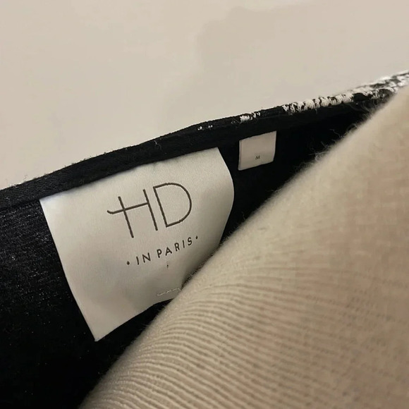 Anthropologie HD In Paris - Faux Wrap Cobra Jacquard Knit Dress - Size Medium - Picture 6 of 9